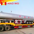 fuel transport stainless steel tanker trailer for sale